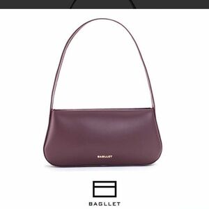 Women's Elegant Plum Shoulder Bag